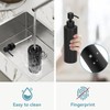 Soap Dispenser, 350ml Matte Black Stainless Steel Soap Dispenser Slim