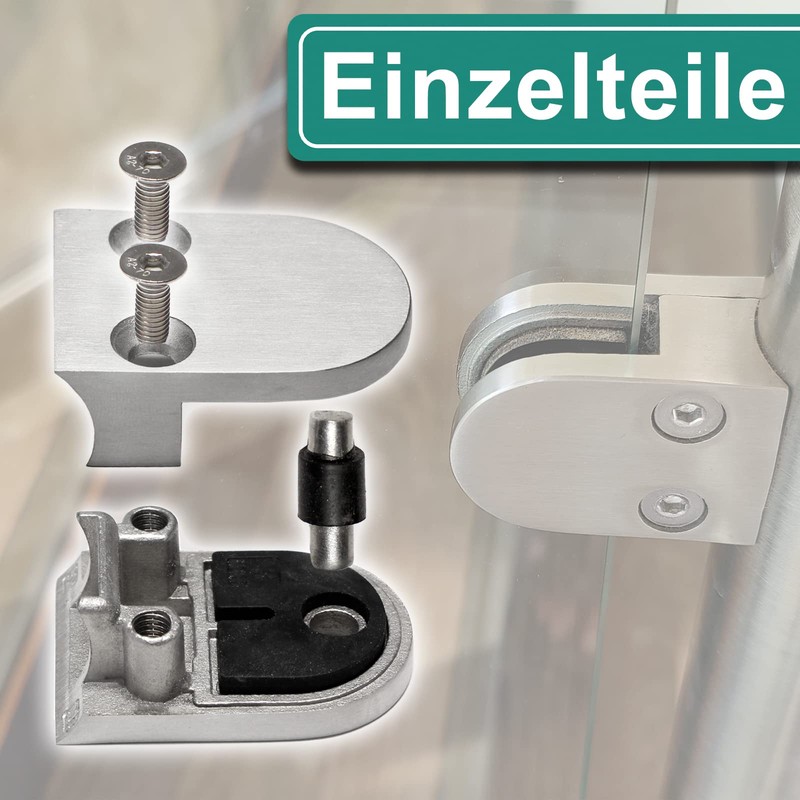 PRIOstahl Glass Holder Glass Clamp Holder Glass Plate Holder –