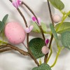 2 Pcs Easter Egg Candle Rings Wreaths Spring Egg and