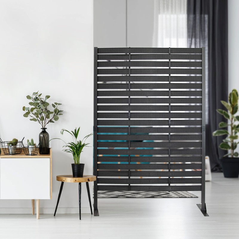 Multy Industries Multy Home 4’ Dash Outdoor Divider/Screen, Gray (MT1005841CM)