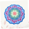 Alipis Luxury Round Beach Towel Yoga Mat Decorative Tassels Polyester