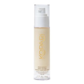 Kopari- Sun Shield Soft Glow - Protector solar facial diario FPS 30, ligero y translúcido, brillo radiante y saludable, perfecto