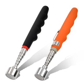 LEONTOOL 20 Lbs Magnetic Telescoping Pick Up Tool Extends from 7 to 30 inches Telescopic Magnet Stick Extension Tool Extendable Pickup Tool Useful for Hard-to-Reach, Sink Drains Mechanic Automotive