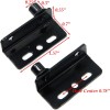 LJZP 12 Sets Pivot Hinges with Bushing Concealed Shaft Cabinet