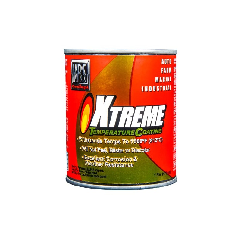 KBS Coatings 65302 Jet Black Xtreme Temperature Coating - 1