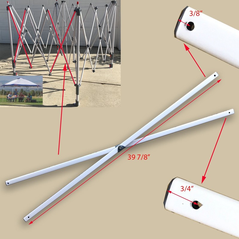Coleman 12x12 Instant Eaved Shelter Canopy Gazebo 39 7/8" Side