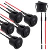 Round Rocker Switch, 6 Pcs Mini Rocker Switch, 12 Volt