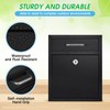 Yaocom Locking Mailbox with Key Lock Outdoor Large Wall Mount