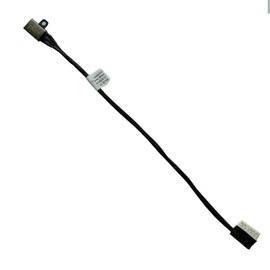 AKUYAO DC Power Jack Harness Cable for Dell Inspiron 15 5000 5565 5567 BAL30 P32E P66F 0R6RKM R6RKM DC30100YN00 75H70, Bevel Socket, Length: 18 cm