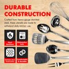 Chef Craft 8 Piece Stainless Steel Kitchen Utensil Set Durable