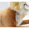HANSA Lying Fox Plush, Red
