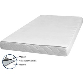 Playshoes 70 x 100cm Molton Mattress Protector Waterproof and Breathable Oeko-Tex Standard 100