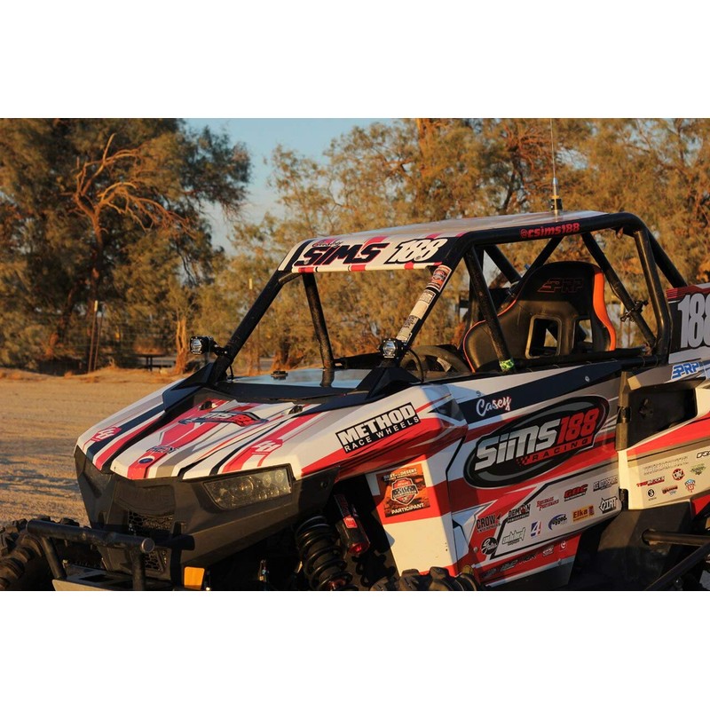 Baja Designs S1 Black LED Light Pod (Work/Scene; Clear)