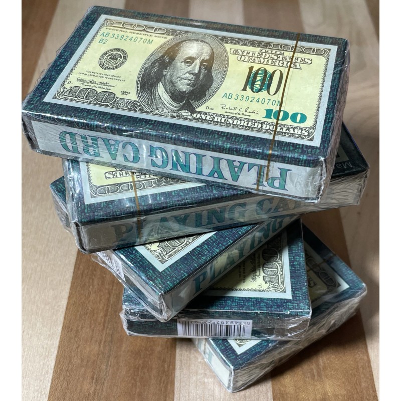 No Brand NEW SEALED Hundred Dollar Playing Card Deck One