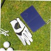 KICHOUSE 1 Set Multifunctional PU Golf Scorebook Cover with Pencil