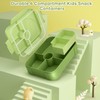 LEIKEEGO Lunch Box, Leak-Proof Bento Lunch Box Kids, Snack Box