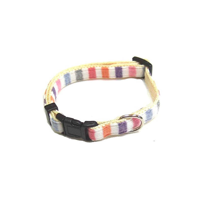 ONS Collar Stripe Color Multi White #10