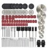 Mini Rotary Tool Accessories Kit 121pcs HSS Drill Bit Diamond