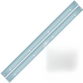 LAJIAOZ Garage Door Vertical Track for 3” Rollers, Heavy-Duty Galvanized Steel Rails – Replacement Tracks for Residential Garage Door Repair, DIY Installation, and Contractor Use(88Inch for 8FT Doors)