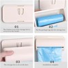 Plastic Bag Holder Wall Mounted Garbage Bag Organizer, 2Pcs Garbage