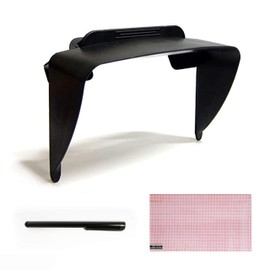 Ramtech 7-inch Clip-on Visor Sun Shade Sunshade for Garmin RV 760 760LMT GPS + Free Bonus Stylus Pen & Screen Protector (Non-OEM) - VSC7