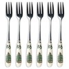 Spode Christmas Tree Collection Pastry Forks, Set of 6, Stainless