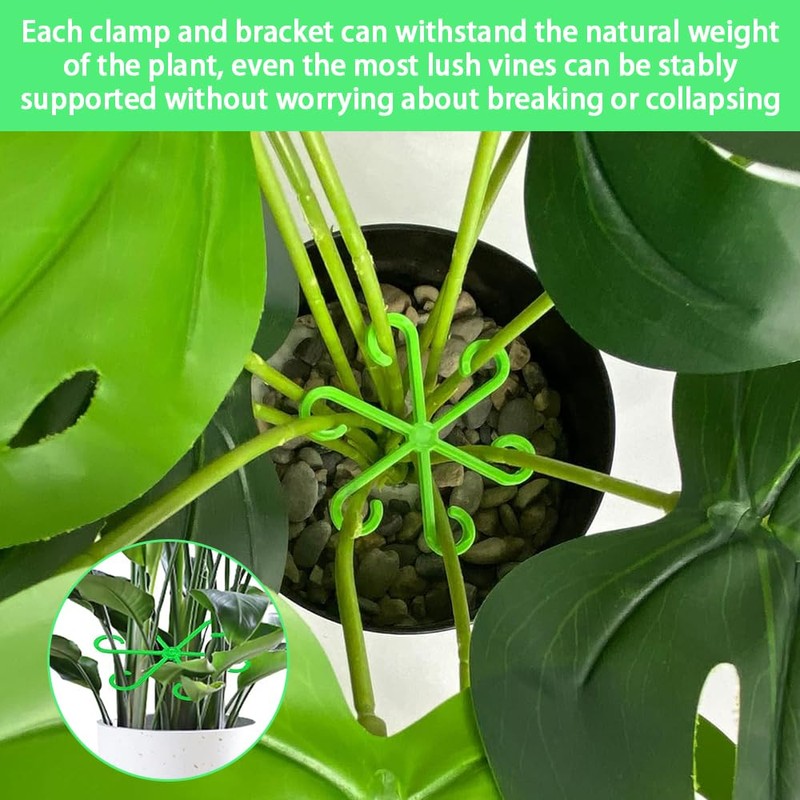 3 Sets Plant Stem Support Holder,Plants Climber Support Accessories,Climbing Vines
