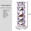 XDMTWLKJ 6 Tier Kids Shoe Rack Organizer for Entryway, Small