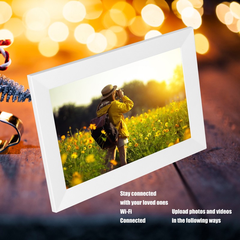 Smart Cloud Digital Photo Frame 10.1 Inch Touch Screen WIFI