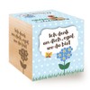 Feel Green - WE CREATE NATURE Celebrations Ecocube, Forget-Me-Not Wooden