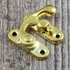 Bonsicoky 30Pcs Swing Arm Right Latch Hook Hasp, Wooden Jewelry
