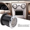 2Pcs Car Front Dashboard Round Air Vent, Dash Board Insert