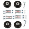 Lotowel Pack of 4 Luggage Replacement Wheels 45 x 18