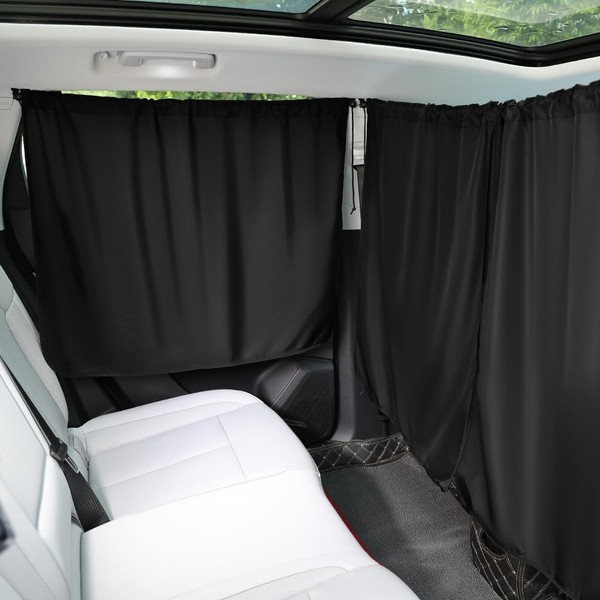 Alaoo Car Divider Privacy Curtains,Include 1 PCS Seat Curtain and