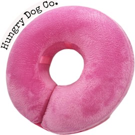 Hungry Dog Co.- Premium Inflatable Dog Collar for Dogs and Cats - Helps in Pet Recovery - Comfortable and Safe for Your Pet - Soft E-Collar – Pink, X Large (18”- 25” Neck)