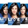 Schwarzkopf LIVE Intense Colour Hair Colour 99 Deep Black (3