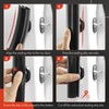 A-Premium Rear Passenger Car Door Weather Stripping Seal Strip Compatible