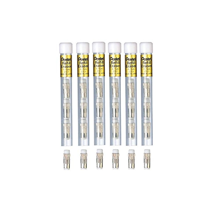 Pentel Refill Erasers For Most Pentel Automatic Pencils & Z2-1N