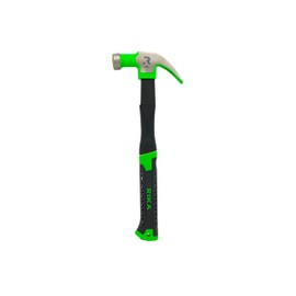 RIKA HTSR001 16oz Maxgrip Claw Hammer High Carbon Steel with Fibreglass Core 3 Year Warranty Claw Nail Remover and Nail Puller Ergonomic Handle Shock Absorbing