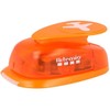 Artemio VIHCP289 Hole Punch, Plastic, Orange, 8.5 x 5 x