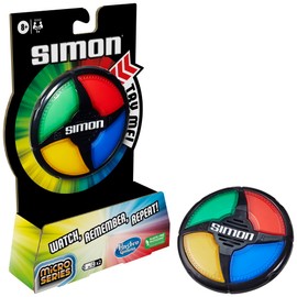 Hasbro Gaming Simon Micro Series Electronic Game for 1 or More Players, Classic Simon Gameplay in a Compact Size, Fun Party Game for Kids Ages 8+