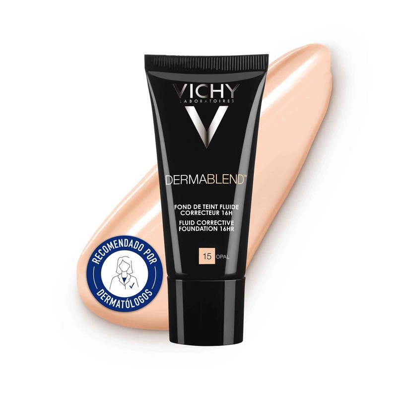 VICHY Base de Maquillaje Fluida Alta Cobertura FPS35 Vichy Dermablend