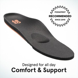 ABEO Total Support Metatarsal Insoles for Men | Metatarsalgia Insoles | Metatarsal Orthotics for Men | Orthotic Inserts for Men | Arch Support Inserts Men | Black 11 Medium