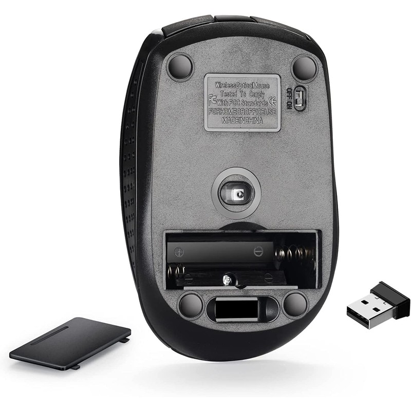 Wireless Optical Mouse Mice 2.4GHz USB Receiver for Laptop PC