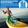 XIHIRCD 2pcs Paddle Board Cup Holder, Universal Kayak Drink Holder