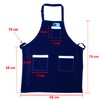 Cotton Aprons For Women Adjustable Bib Three(3) Large pockets- Apron