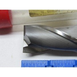 TC 1" 2-FLUTE HIGH SPEED SINGLE END CENTER CUTTING END MILL