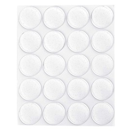 IGOGO 100 PCS Glitter Epoxy Stickers Epoxy Adhesive Seal Stickers for Bottle Cap and Pendants 1 Inch