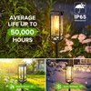 KOOPER Taller Solar Pathway Lights Outdoor, 8 Pack Upgraded Brighter