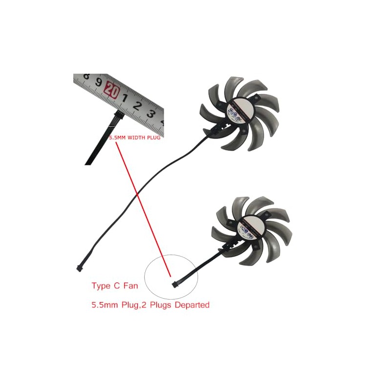 Graphics card cooler graphics card graphics board fan GPU VGA